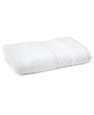 Shop Lauren Ralph Lauren Sanders Solid Antimicrobial Cotton Bath Sheet, 35" X 66" In White