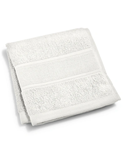Ralph Lauren Sanders Solid Antimicrobial Cotton Washcloth, 13" X 13" In Linen Cream