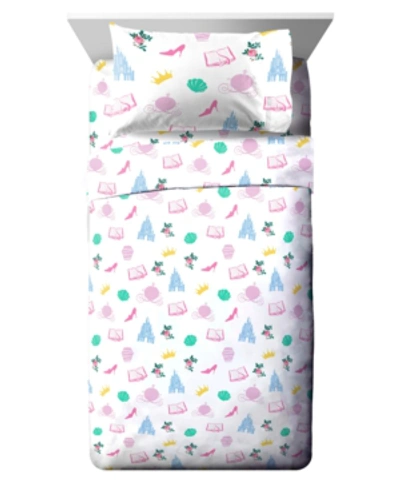 Shop Disney Princess Sassy 4 Piece Full Sheet Set Bedding In White