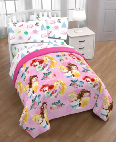 Shop Disney Princess Princess Sassy Full 5 Piece Comforter Set Bedding In Pink