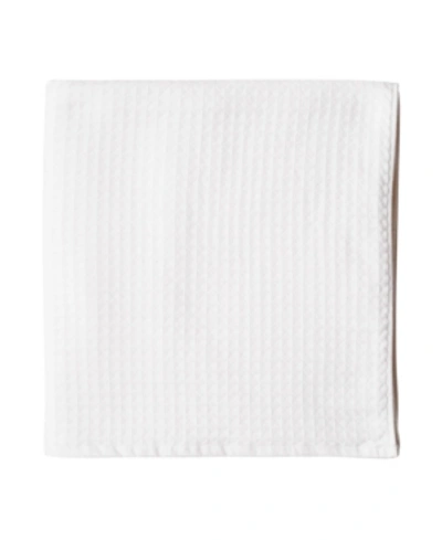 Shop Uchino Waffle Twist 100% Cotton Bath Towel In White