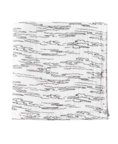 Shop Uchino Cloud Print 100% Cotton Washcloth Bedding In White