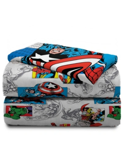 Shop Marvel Avengers 4-piece Full Sheet Set Bedding In Multi