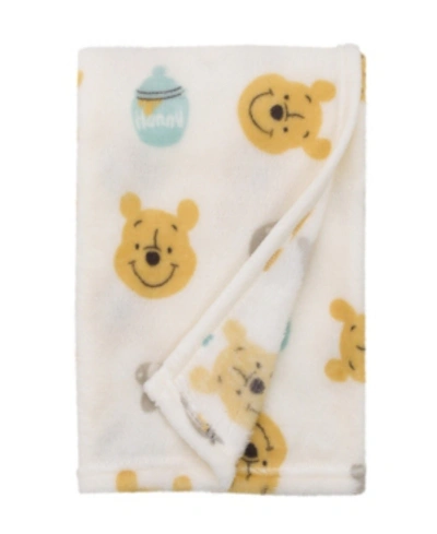 Shop Disney Winnie The Pooh Baby Blanket Bedding In Gray