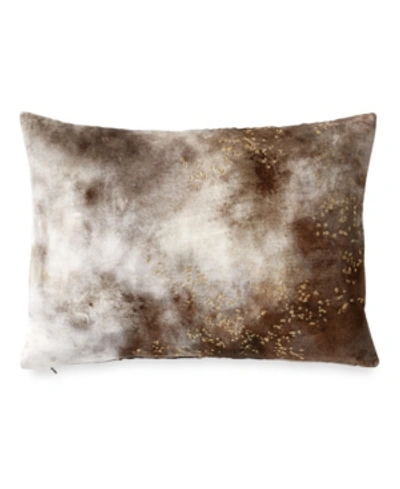 Shop Michael Aram Closeout!  Painted Sky Decorative Pillow In Brown