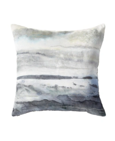 Shop Michael Aram Brushed Landscape Decorative Pillow Bedding In Surf