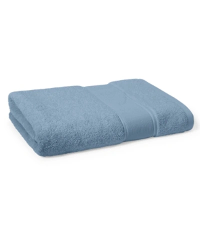 Ralph Lauren Sanders Solid Antimicrobial Cotton Bath Towel, 30" X 56" In Blue Slate
