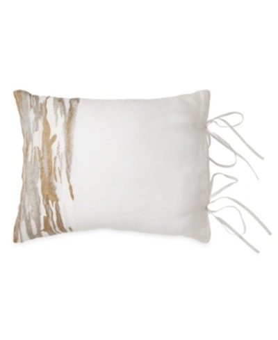 Shop Donna Karan Home Seduction Decorative Pillow In Ivory