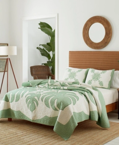 Shop Tommy Bahama Molokai Twin Quilt Bedding In Green