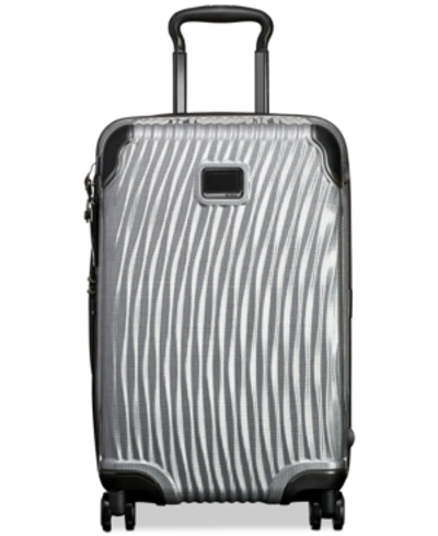 Shop Tumi Latitude 22" International Carry-on Spinner Suitcase In Silver