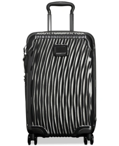 Shop Tumi Latitude 22" International Carry-on Spinner Suitcase In Black