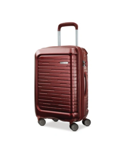 Shop Samsonite Silhouette 16 20" Hardside Expandable Carry-on Spinner Suitcase In Cabernet Red