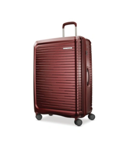 Shop Samsonite Silhouette 16 29" Hardside Expandable Spinner Suitcase In Cabernet Red