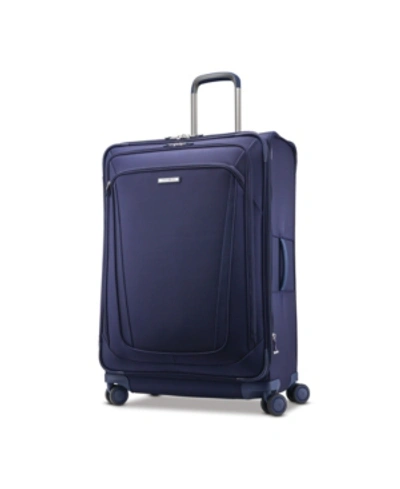 Shop Samsonite Silhouette 16 30" Softside Expandable Spinner Suitcase In Atlantic Blue