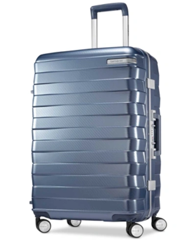 Shop Samsonite Closeout!  Framelock 25" Spinner Suitcase In Ice Blue