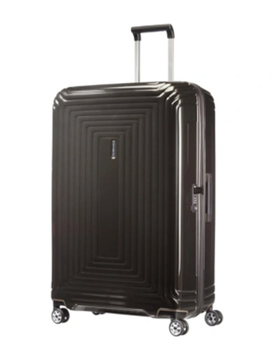Shop Samsonite Closeout!  Neopulse 30" Hardside Spinner Suitcase In Metallic Black