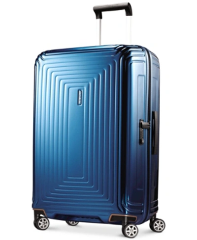 Shop Samsonite Closeout!  Neopulse 28" Hardside Spinner Suitcase In Metallic Blue