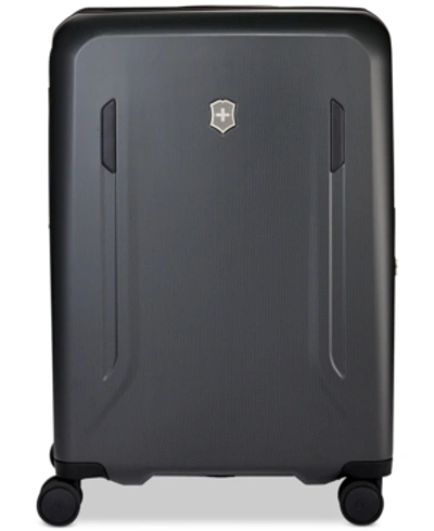 Shop Victorinox Swiss Army Vx Avenue 25" Medium Hardside Spinner Suitcase In Black