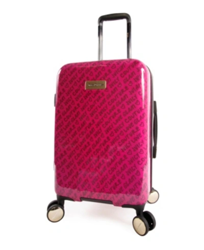Shop Juicy Couture Cassandra 21" Spinner Luggage In Fuchsia