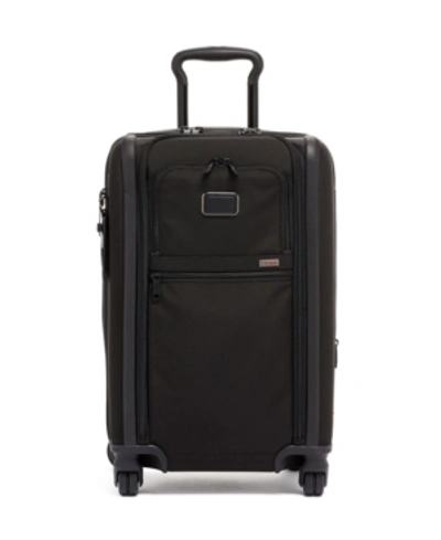 Tumi Alpha 3 International Expandable 4 Wheeled Carry-on Spinner Suitcase In Black