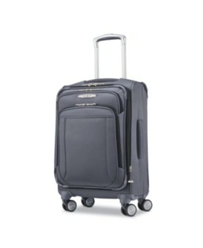 Shop Samsonite Lite-air Dlx Carry-on Expandable Spinner Suitcase, Created For Macy's In Mercury Grey