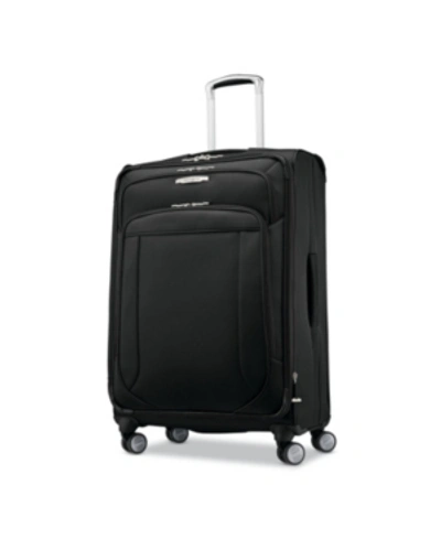 Shop Samsonite Lite-air Dlx 25" Expandable Spinner Suitcase, Created For Macy's In Midnight Black