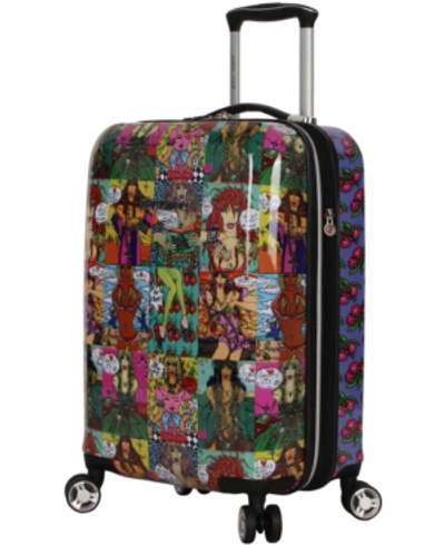 Shop Betsey Johnson 20" Hardside Carry-on Spinner In Girls