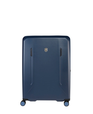 blue medium suitcase