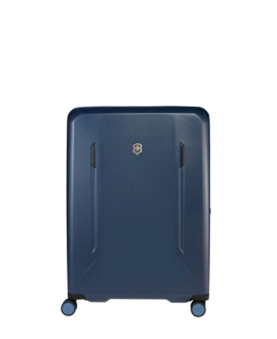 Shop Victorinox Swiss Army Vx Avenue 25" Medium Hardside Spinner Suitcase In Blue