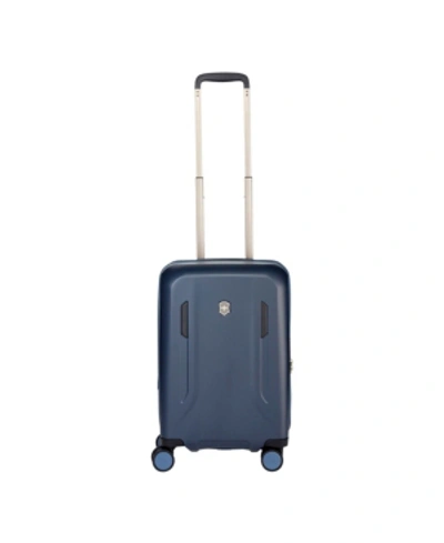 Shop Victorinox Swiss Army Vx Avenue 22" Frequent Flyer Hardside Carry-on Suitcase In Blue