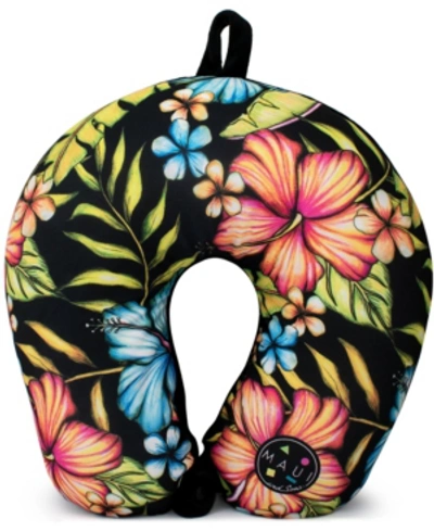 Shop Maui And Sons Travel Neck Pillow In Black