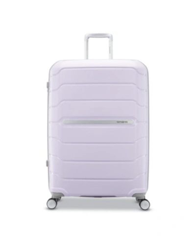 Shop Samsonite Freeform 28" Expandable Hardside Spinner Suitcase In Lilac