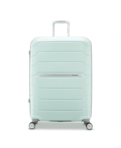 Shop Samsonite Freeform 28" Expandable Hardside Spinner Suitcase In Mint Green