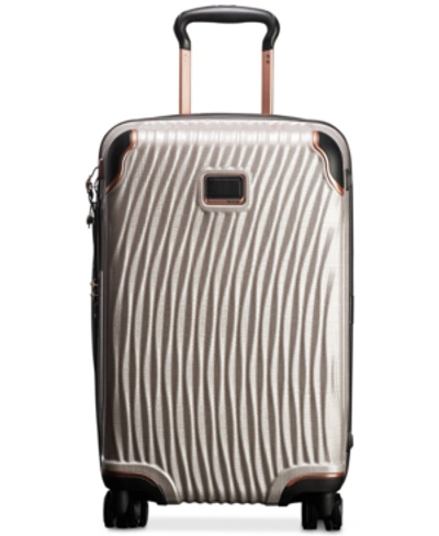 Shop Tumi Latitude 22" International Carry-on Spinner Suitcase In Blush