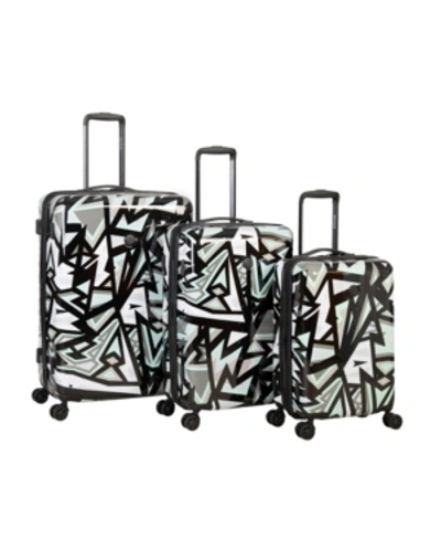 Shop Body Glove Inner City 3 Piece Hardside Spinner Luggage Set In Mint