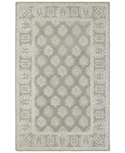Shop Oriental Weavers Closeout!  Manor 81202 5' X 8' Area Rug In Grey/beige