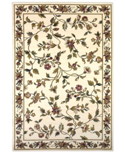 Shop Kas Cambridge Floral Vine 9'10" X 13'2" Area Rug In 7331 Ivory