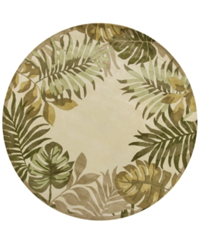 Kas Havana Paradise 2635 Ivory 7'6" Round Area Rug In 2635 Ivory