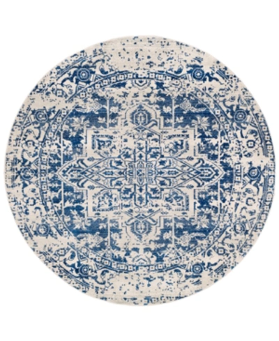 Surya Harput Hap-1021 Dark Blue 7'10" Round Area Rug In Blue