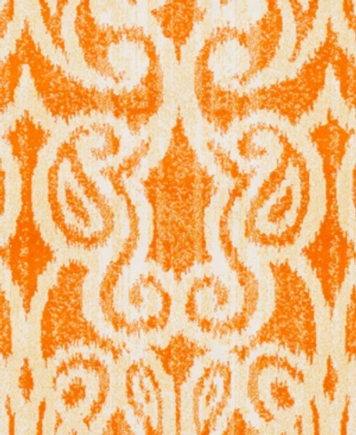 Shop Surya Closeout!  Aberdine Abe-8020 Bright Orange 18" Square Swatch
