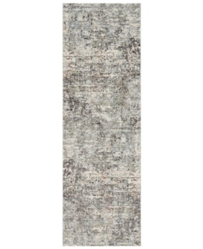 Surya Presidential Pdt-2304 Medium Gray 3'3" X 10' Runner Area Rug In Medium Gray