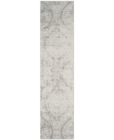 Shop Safavieh Princeton Grey And Beige 2' X 8' Runner Area Rug In Grey/beige