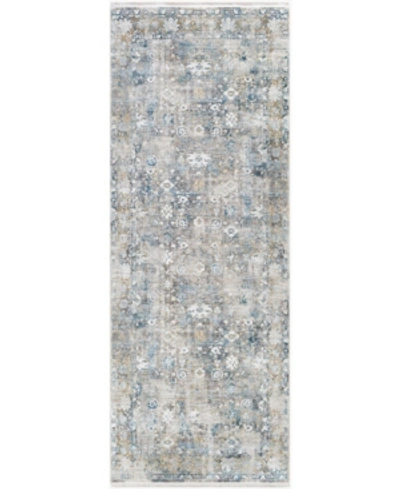 Surya Solar Sor-2307 Mist 3' X 8' Runner Area Rug In Mist