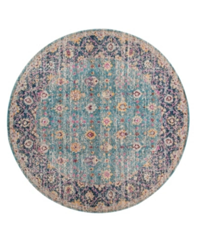 Shop Amer Rugs Eternal Ete-28 Turquoise 6'7" Round Rug
