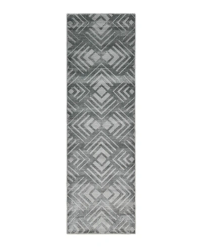Shop Timeless Rug Designs Oda S3100 Gray 2'6" X 10' Runner Rug