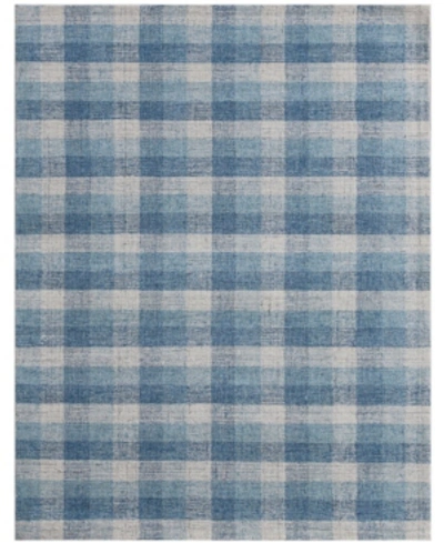 Shop Amer Rugs Tartan Tra-11 Blue 5' X 7'6" Area Rug