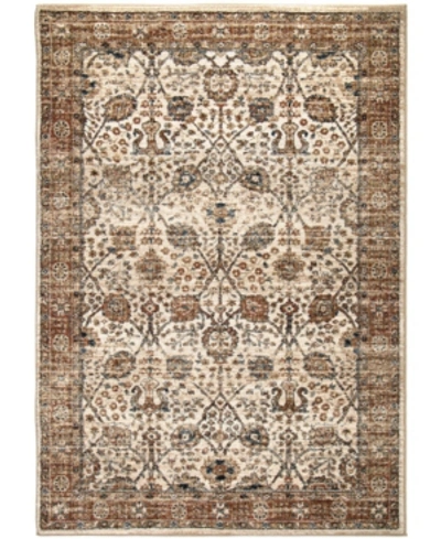 Shop Palmetto Living Orian Aria Tree Of Life 5'1" X 7'6" Area Rug In Off White