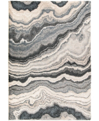 Shop Palmetto Living Orian Next Generation Cascade 5'3" X 7'6" Area Rug In Taupe Inkwell