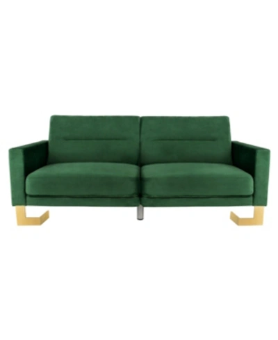 Shop Safavieh Tribeca Foldable Sofa Bed In Green