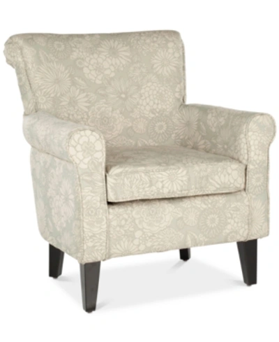 Shop Safavieh Allman Accent Chair In Cream Floral